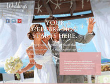 Tablet Screenshot of palladiumweddings.com